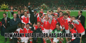 How many UEFA Europa has Arsenal won