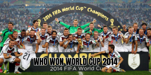 Who won World Cup 2014